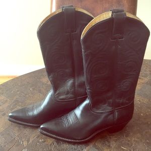 Tony lama leather women’s cowboy boots